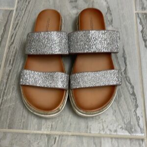 Madden Girl Rhinestone Sandal  Size 7.5 EUC